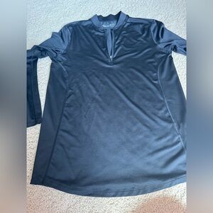 Men's Black Long Sleeve Shirt Medium fitted heatgear